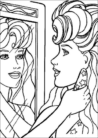 Barbie 22 Coloring Page